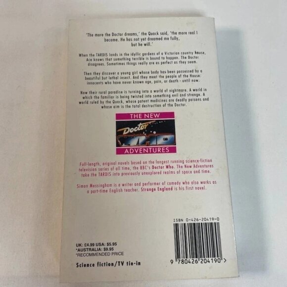 Vintage 1994 Doctor Who: Strange England - Virgin New Adventures #29 - Picture 2 of 2